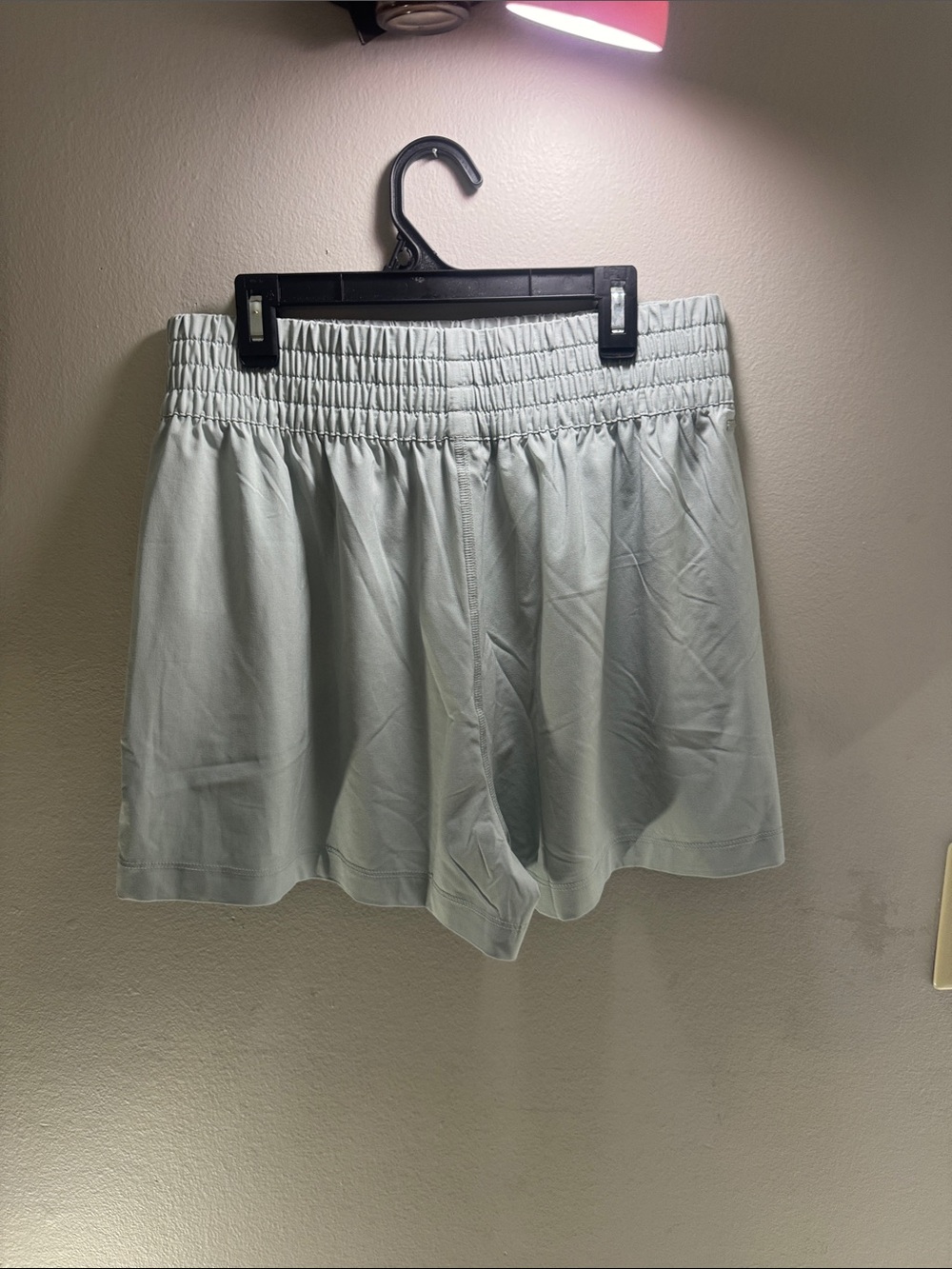 Vuori Women's Light Sage Athletic Shorts with Elastic Waist - Picture 8 of 8